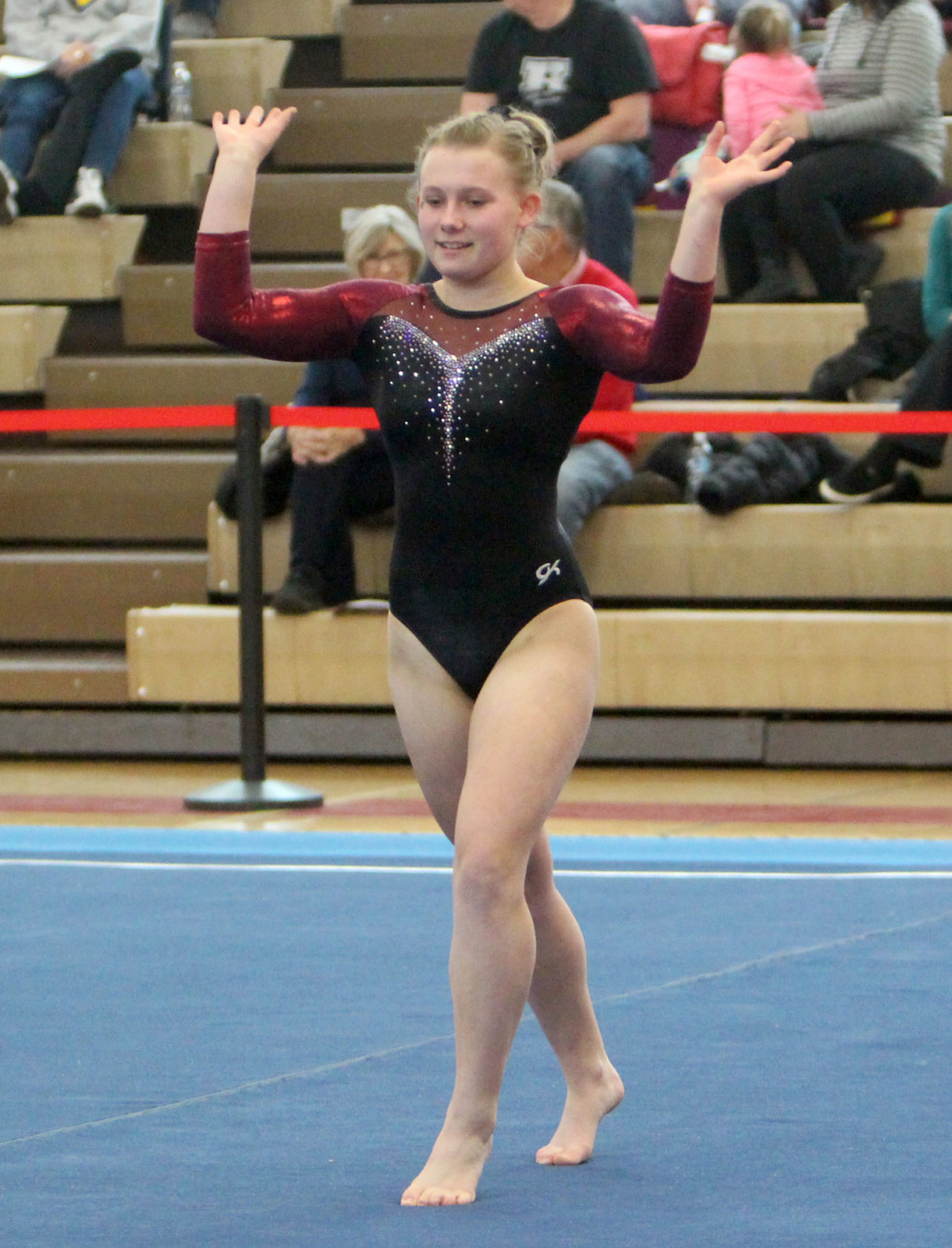 Big Rivers Conference Gymnastics Meet at Chippewa Falls 2-16-19